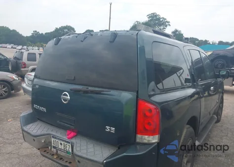 2005 Nissan Armada Se из США, поврежденный, VIN 5N1AA08A05N705918